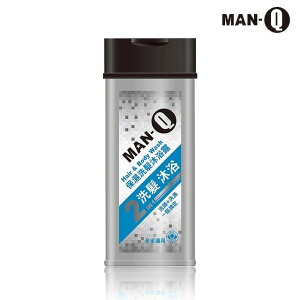 MAN-Q 2in1保濕洗髮沐浴露(350ml)【居家生活便利購】