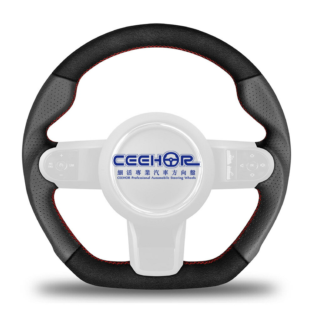 [細活方向盤] 麂皮牛皮款 LCI2 F54 F55 F56 F57 F60 MINI 迷你 變形蟲方向盤