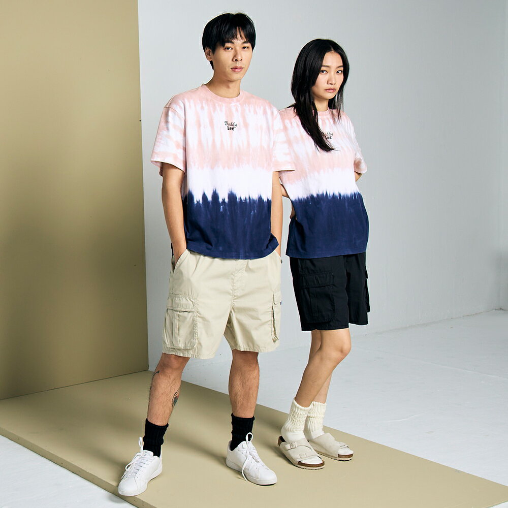 Lee 男女同款 寬鬆版 素色 鬆緊褲頭 五口袋 工裝短褲 休閒短褲 | Modern & FITS’ EM ALL 4