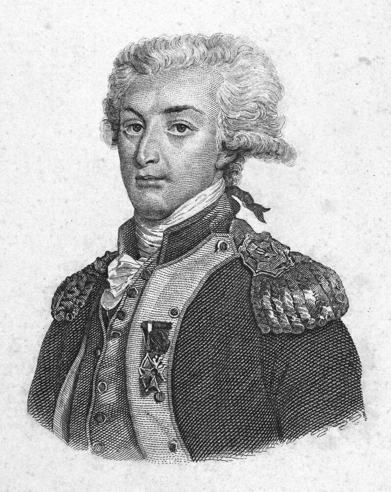 Posterazzi Marquis De Lafayette N(17571834) French Soldier And
