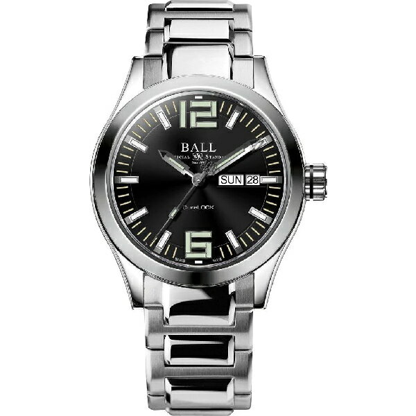 B3_BALL 波爾錶】NM2026C-S12A-BK Engineer II黑面鋼帶機械腕錶 40mm｜樂天全館特惠中★指定刷卡回饋10%