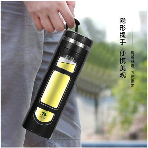 臺灣玻璃杯防摔防爆戶外便攜男女大容量帶過濾耐熱創意泡茶