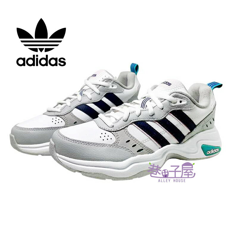 【季末出清】adidas愛迪達 女鞋 STRUTTER 復古跑鞋 運動鞋 慢跑鞋 [EG2689] 白灰藍【巷子屋】