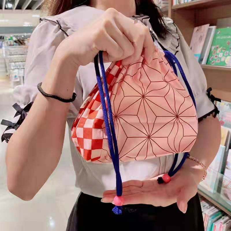 日本 🇯🇵 namioto 鬼滅之刃禰豆子花紋手提袋三件套 鬼滅羽織圖案購物袋 學生補習袋 電腦包【APP滿額下單10%點數(單一帳號最高5000點)】2/28止 6