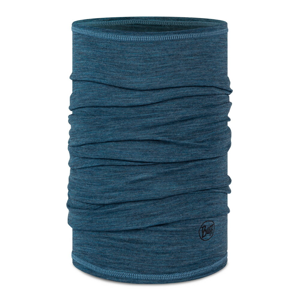 【【蘋果戶外】】BUFF BF117819-759 西班牙《舒適》美麗諾羊毛頭巾 深海藍紋 舒適條紋保暖頭巾 merino wool 125gsm
