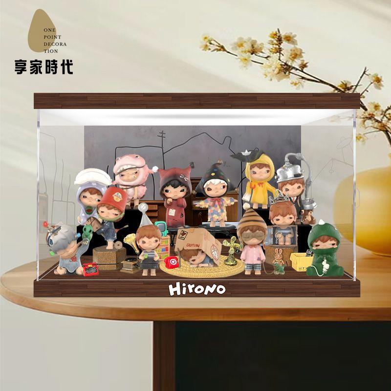 現貨減免 亞克力展示盒 亞克力收納盒 亞克力 適用泡泡瑪特小野Hirono回聲系列亞克力展示盒玩具透明防塵收納盒 八折下殺wy24