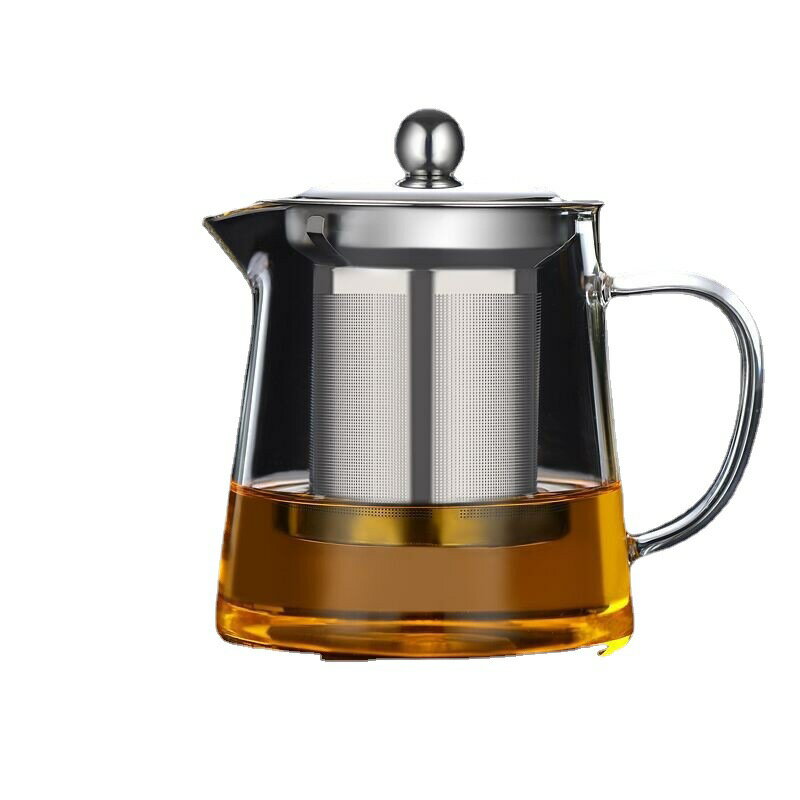優樂悅~玻璃茶壺耐熱加厚煮小茶水分離茶杯泡茶過濾可加熱家用茶具手沖壺 茶壺