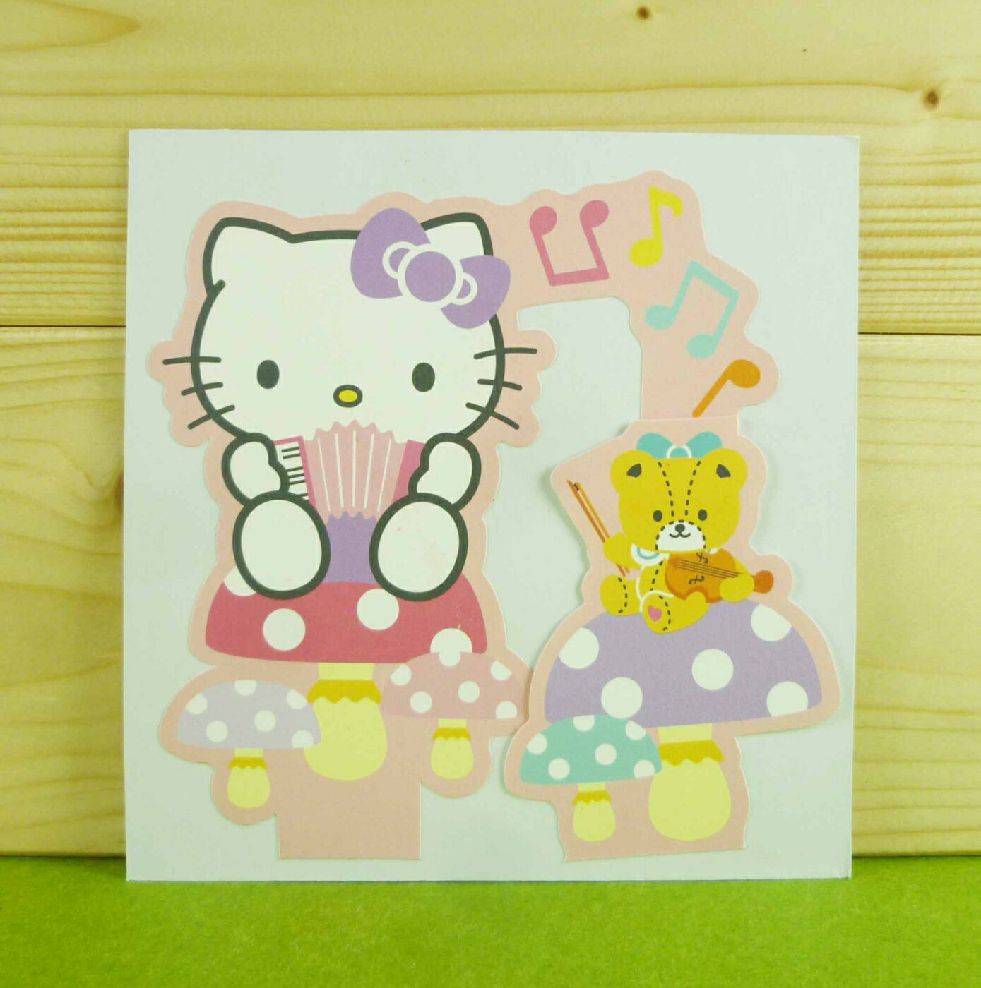 【震撼精品百貨】Hello Kitty 凱蒂貓 卡片-手風琴(M) 震撼日式精品百貨