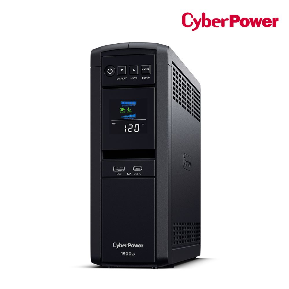 CyberPower 在線互動式 PFC 不斷電系統CP1500PFCLCDa