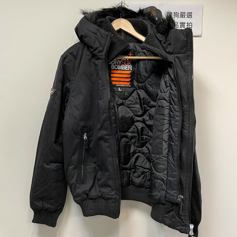 跩狗嚴選低調款極度乾燥Superdry Windbomber 兩排拉鍊超細纖維毛可拆