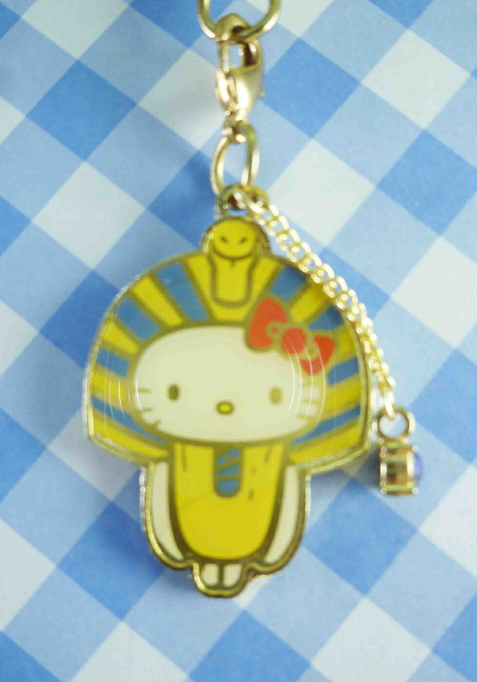 【震撼精品百貨】Hello Kitty 凱蒂貓 限定版手機吊飾-法老王(方吉) 震撼日式精品百貨