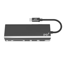 PQI Type-C 6in1 多功能充電傳輸擴充座 USB-C 6-Port Multi Pro Hub