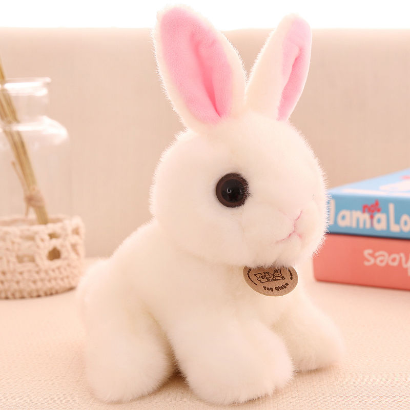 小兔子毛絨玩具仿真玩偶布娃娃小白兔公仔可愛兔兔兒童女孩生日禮