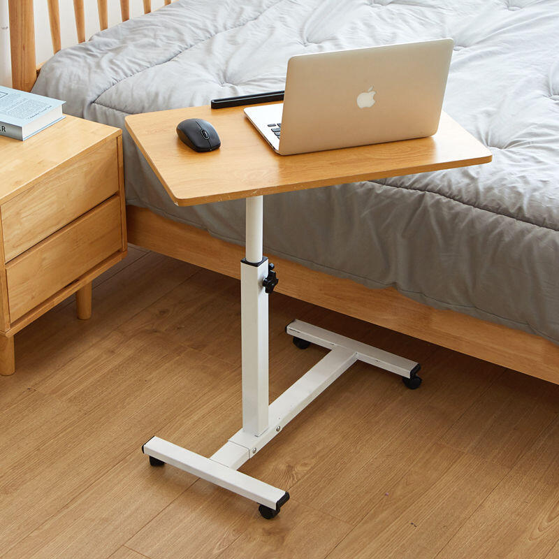 床邊桌 懶人桌 筆電桌 升降桌移動床邊桌側邊款簡易床上書桌可折疊升降沙發小桌子辦公懶人c型