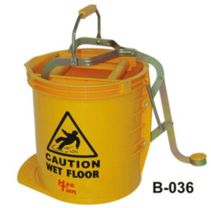 皓天B-036腳踏式單桶榨水桶25L清潔擰地拖洗拖把桶 清潔桶擠水桶