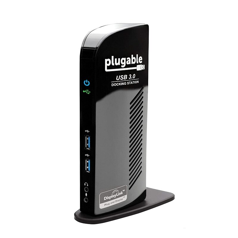 [2美國直購] Plugable USB 3.0擴展塢 UD-3900 雙視頻(HDMI 和 DVI/VGA/HDMI) 適用Windows 和 Mac