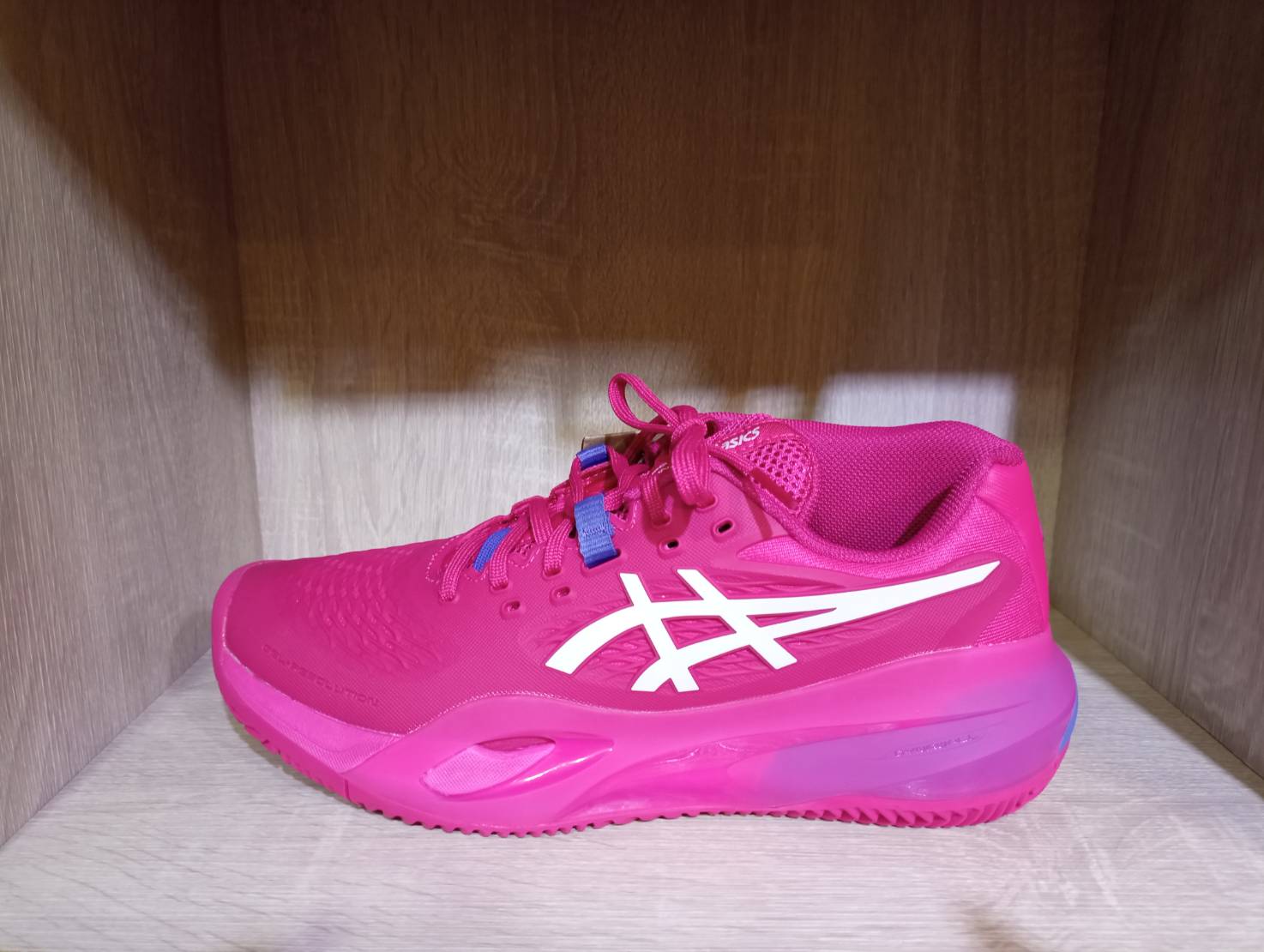 Asics Gel-Resolution X Clay women 專業紅土女網球鞋(Bright rose/cream)