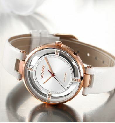 美琪 (簡約時尚)양면雙面鏤空創意手錶高檔藍寶石보석鏡面女款外貿手錶