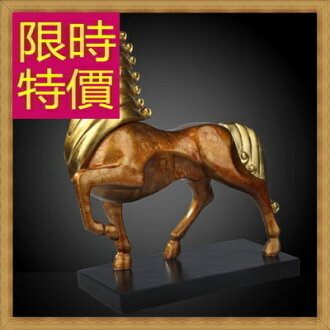 擺件 電鍍黃金馬-歐洲現代家居擺設雕塑工藝品61ac22【義大利進口】【米蘭精品】