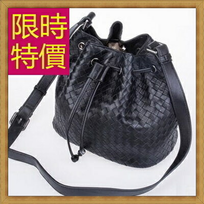 編織包 真皮水桶包-時尚手工皮革側背女包包8色62t20【獨家進口】【米蘭精品】