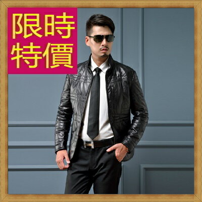 真 羽絨90%白鴨絨 羽絨外套真皮皮衣-秋冬防風保暖防寒男羊皮夾克62w86【獨家進口】【米蘭精品】