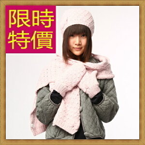 羊毛三件套含手套+圍巾+毛帽-可愛溫暖防寒組合女配件2色63n21【韓國進口】【米蘭精品】