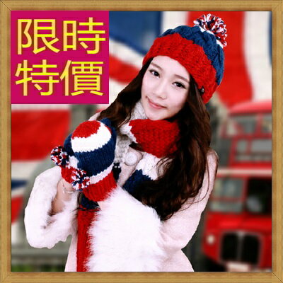 羊毛三件套含手套+圍巾+毛帽-可愛溫暖防寒組合女配件63n48【韓國進口】【米蘭精品】
