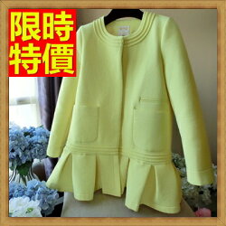 ★棒球外套太空棉外套-氣質百搭中長款女外套2色65ab46【獨家進口】【米蘭精品】