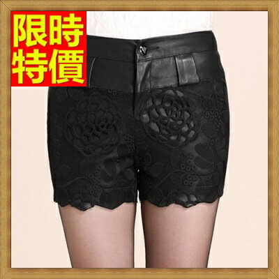 皮褲熱褲-美觀大方魅力十足休閒女短褲65ag12【獨家進口】【米蘭精品】