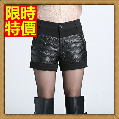 皮褲熱褲-高端鈕扣美觀大方休閒女短褲65ag40【獨家進口】【米蘭精品】