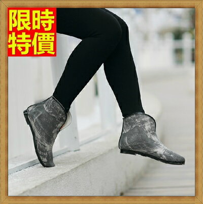 短筒雨靴子雨具-美式風格加厚保暖女雨鞋子66ak28【獨家進口】【米蘭精品】