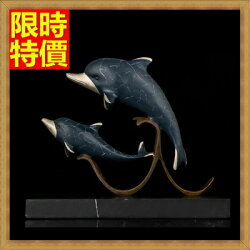 ★銅雕擺件海豚-歐式現代裝飾擺設雕塑工藝品66v22【獨家進口】【米蘭精品】