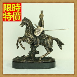 ★銅雕擺件戰馬奔騰騎士-歐式別墅酒店擺設雕塑工藝品66v40【獨家進口】【米蘭精品】