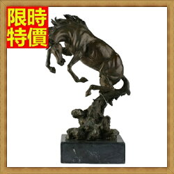 ★銅雕擺件馬到成功-家居玄關客廳擺設雕塑工藝品66v42【獨家進口】【米蘭精品】