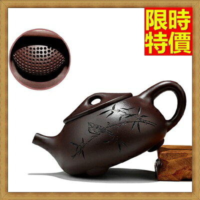 紫砂壺宜興茶壺(整套)-傳統壺型古樸優雅刻繪2款68v38【獨家進口】【米蘭精品】