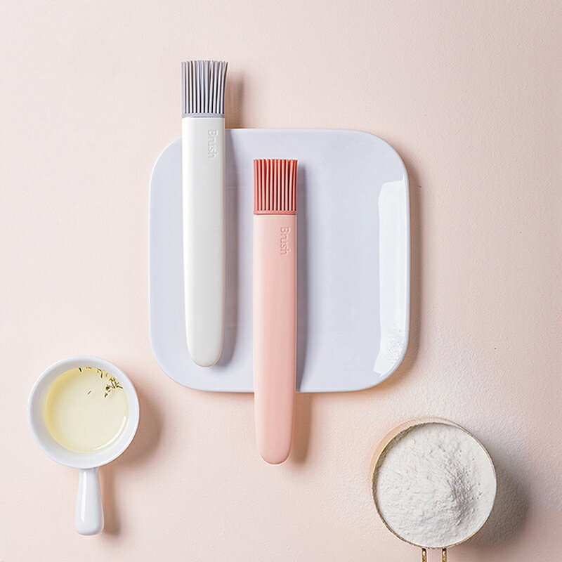 硅膠油刷耐高溫一體式食品級燒烤刷子廚房小油刷電餅鐺烙餅刷油刷 1