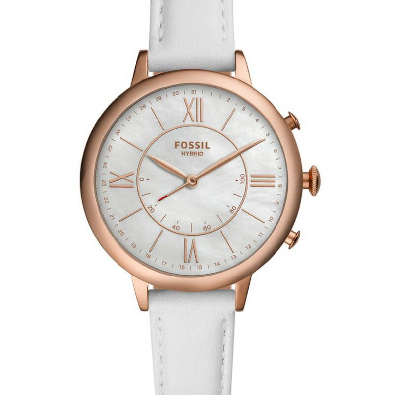 美國代購 台灣現貨 FOSSIL 時尚智慧型連動白色手錶(FTW5046)【APP下單跨店最高20%點數】