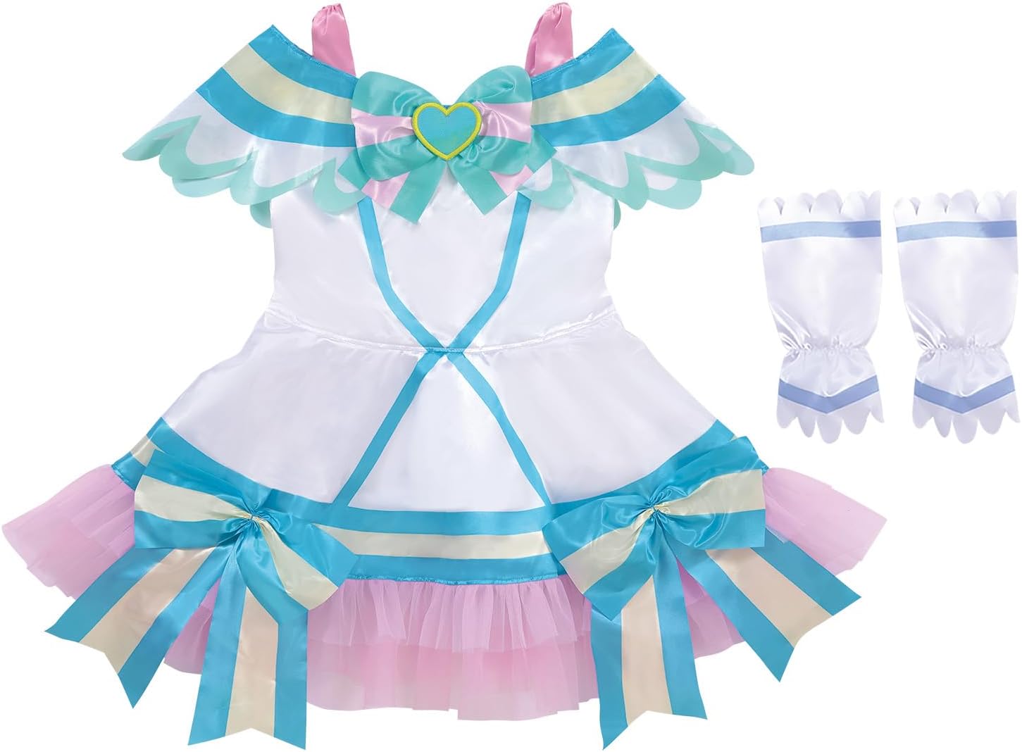 日本 BANDAI 光之美少女 美妙寵物 角色服 衣服變裝 cosplay 衣服 頭飾 耳環 髮箍 美好天使 喵喵天使【小福部屋】 6