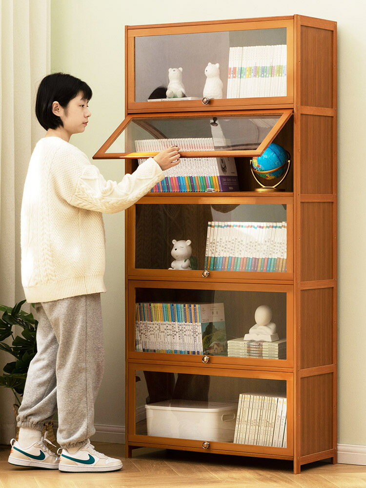 【諮詢客服驚喜多多】書架置物架落地書櫃子家用客廳兒童靠墻多層儲物櫃簡易臥室收納櫃