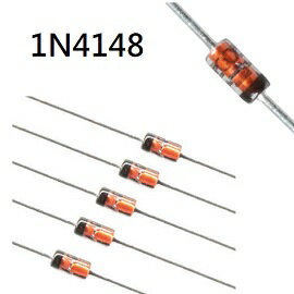 1N4148 二極體 通孔式 100V  200mA (DC) 二極管-100入/包(含稅)【佑齊企業 iCmore】