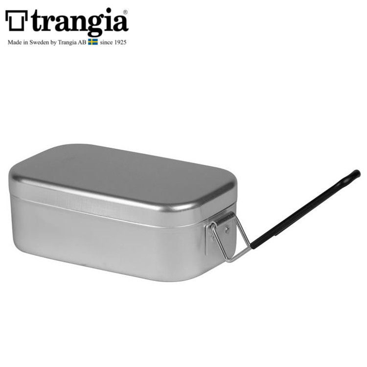 Trangia 瑞典方形鋁製便當盒/煮飯神器 Mess Tin TR-210 小黑把手 500210