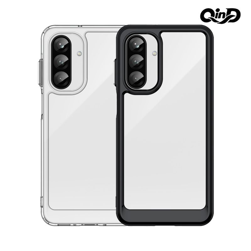 QinD SAMSUNG 三星 Galaxy A26 5G 雙料太空殼 手機殼 保護套 雙料殼 軟邊 硬背板 不發黃