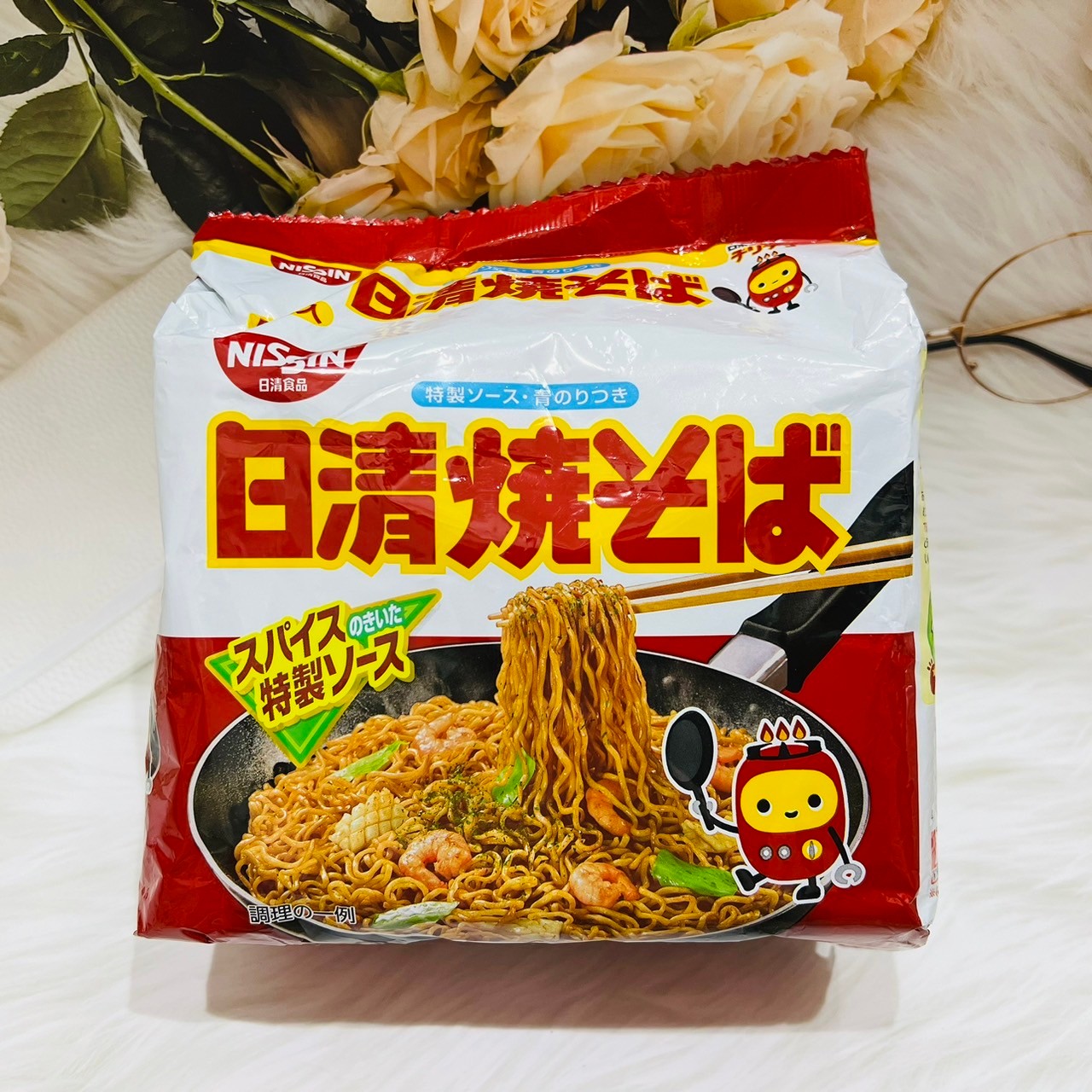 日本 NISSIN 日清 燒炒麵 特製醬汁 5食入 日本炒麵 日式炒麵 炒麵｜全店$299 全家取貨免運｜滿額折500｜APP下單最高賺19%點數⚡