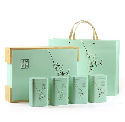 茶葉包裝盒空禮盒通用綠茶明前龍井毛尖茶葉罐茶葉禮盒裝空盒定製【摩可美家】