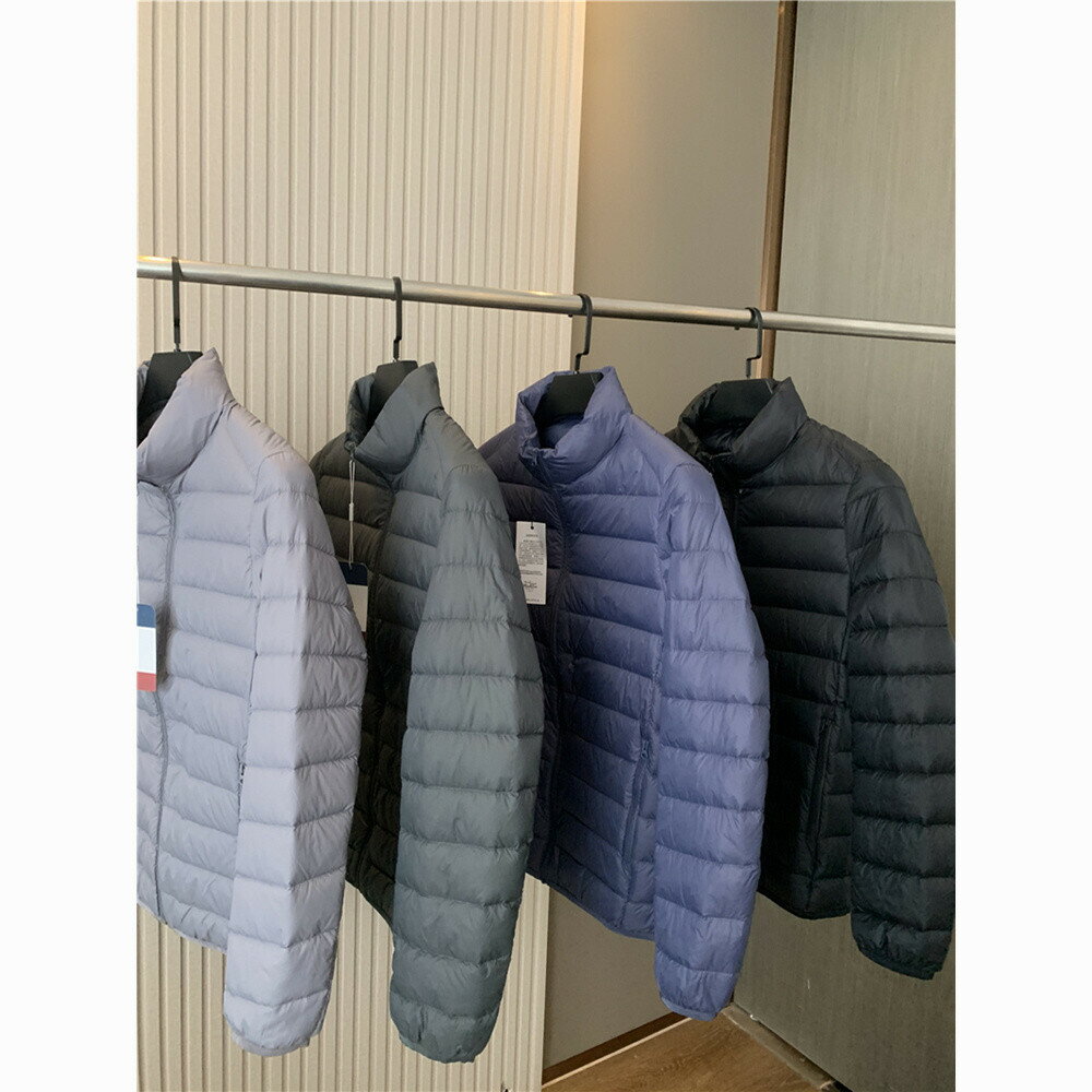 【秋冬上新】M-5XL大碼羽絨棉外套 保暖外套 男裝 外貿餘單!90羽絨棉!剪標輕型男士秋冬輕便保暖立領羽絨棉外套潮