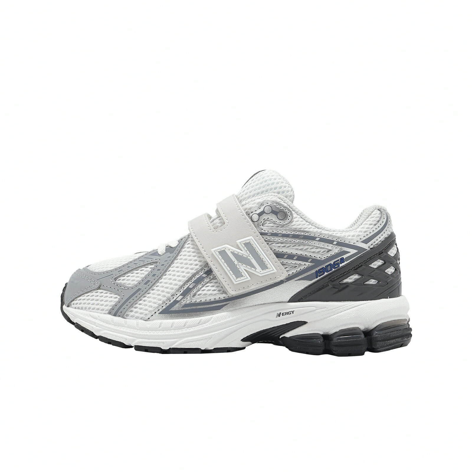 New Balance NB 休閒鞋 1906 寬楦 中童 小朋友 灰 魔鬼氈 緩震 運動鞋 P19064X2-W