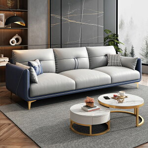 意式極簡科技布沙發客廳家用小戶型簡約現代輕奢布藝沙發2022新款
