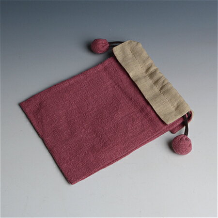 復古棉麻手串袋 文玩袋 收納布包茶杯袋手串包茶具布包茶具茶布袋 7