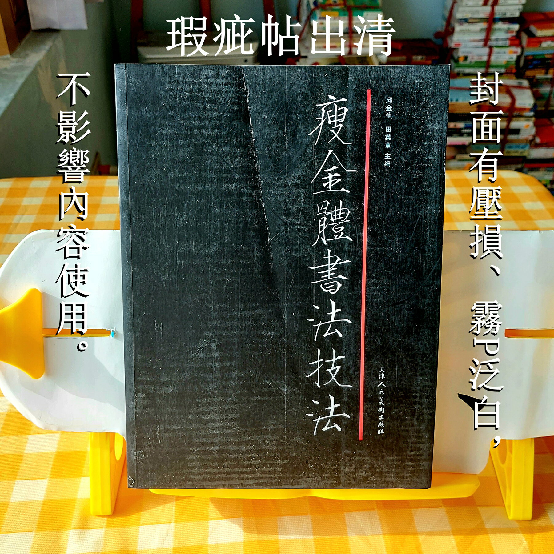 瑕疵帖出清 瘦金體書法技法 厚達434頁 從執筆一路講解到作品欣賞 深入淺出 時自學瘦金體之最佳案頭指南