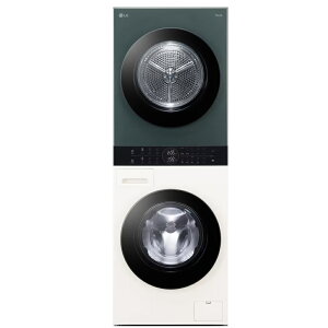 LG 樂金 WashTower AI智控洗乾衣機 洗衣13公斤+乾衣10公斤 WD-S1310GB 白綠